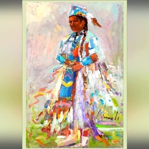 Standing Proud Oil Painting 🎨 Print by Dawn Normali